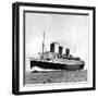 Photograph of the R.M.S. 'Queen Mary' on Sea Trials, Prior to Her Maiden Voyage, May 1936-null-Framed Photographic Print