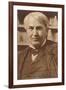 Photograph of Thomas Edison-null-Framed Art Print