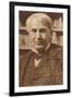 Photograph of Thomas Edison-null-Framed Art Print