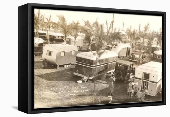 Photograph of Trailer Park-null-Framed Stretched Canvas