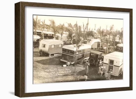 Photograph of Trailer Park-null-Framed Art Print