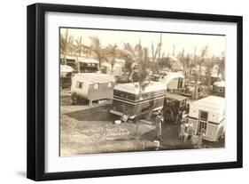 Photograph of Trailer Park-null-Framed Art Print