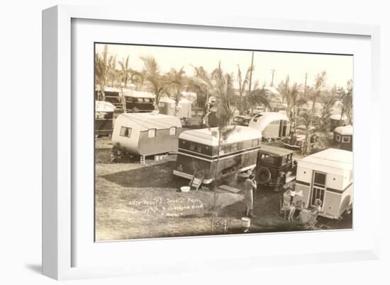 Photograph of Trailer Park-null-Framed Art Print