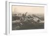 Photograph of Train Wreck-null-Framed Art Print