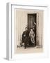 Photograph of Ulysses S. Grant, Julia and Jesse Grant at City Point, Va., 1865, Printed C.1940s-null-Framed Photographic Print