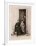 Photograph of Ulysses S. Grant, Julia and Jesse Grant at City Point, Va., 1865, Printed C.1940s-null-Framed Photographic Print