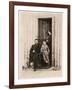 Photograph of Ulysses S. Grant, Julia and Jesse Grant at City Point, Va., 1865, Printed C.1940s-null-Framed Photographic Print