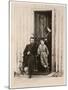 Photograph of Ulysses S. Grant, Julia and Jesse Grant at City Point, Va., 1865, Printed C.1940s-null-Mounted Photographic Print