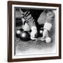 Photograph Showing the Measuring from a 'Jack' During a Game of Bowls, Britain, 1903-null-Framed Photographic Print