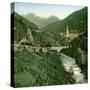 Photograph Taken from the Former Road to Moutiers, Brides-Les-Bains (Savoy, France)-Leon, Levy et Fils-Stretched Canvas