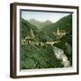 Photograph Taken from the Former Road to Moutiers, Brides-Les-Bains (Savoy, France)-Leon, Levy et Fils-Framed Photographic Print