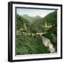 Photograph Taken from the Former Road to Moutiers, Brides-Les-Bains (Savoy, France)-Leon, Levy et Fils-Framed Photographic Print