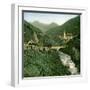 Photograph Taken from the Former Road to Moutiers, Brides-Les-Bains (Savoy, France)-Leon, Levy et Fils-Framed Photographic Print