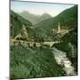 Photograph Taken from the Former Road to Moutiers, Brides-Les-Bains (Savoy, France)-Leon, Levy et Fils-Mounted Photographic Print