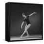 Photograph Taken Using a 4th Light Source on Ballerina Executing a "Croise En Avant" Movement-Henry Groskinsky-Framed Stretched Canvas