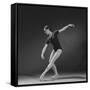 Photograph Taken Using a 4th Light Source on Ballerina Executing a "Croise En Avant" Movement-Henry Groskinsky-Framed Stretched Canvas