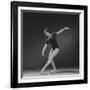 Photograph Taken Using a 4th Light Source on Ballerina Executing a "Croise En Avant" Movement-Henry Groskinsky-Framed Photographic Print