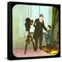 Photographer and Child, C19th Century-null-Framed Stretched Canvas
