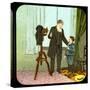 Photographer and Child, C19th Century-null-Stretched Canvas