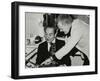 Photographer Denis Williams and Peanuts Hucko, Forum Theatre, Hatfield, Hertfordshire, 1980-null-Framed Photographic Print