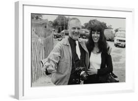 Photographer Denis Williams with Lena Antonis, Capital Radio Jazz Festival, London, July 1979-null-Framed Photographic Print