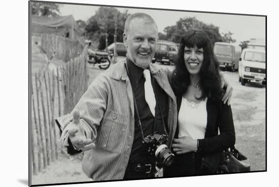 Photographer Denis Williams with Lena Antonis, Capital Radio Jazz Festival, London, July 1979-null-Mounted Photographic Print
