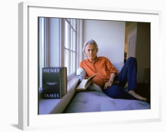 Photographer Richard Avedon in His Montauk, New York House. May 1997-Ted Thai-Framed Premium Photographic Print