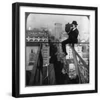 Photographer with Camera, New York-null-Framed Photographic Print