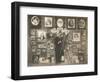 Photographer with his Work-null-Framed Art Print