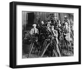 Photographers Taking Picture-null-Framed Art Print