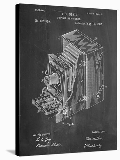 Photographic Camera 1887 Patent-null-Stretched Canvas