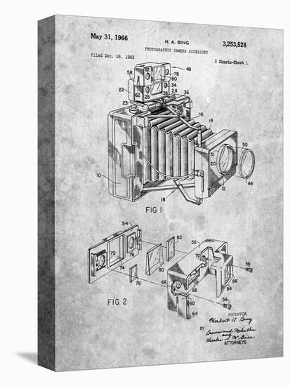 Photographic Camera Accessory Patent-Cole Borders-Stretched Canvas