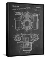 Photographic Camera Patent-null-Framed Stretched Canvas