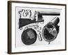 Photographic Gun Designed by Etienne Jules Marey, 1882-null-Framed Giclee Print