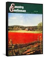 "Photographic Landscape," Country Gentleman Cover, August 1, 1945-R.A. Mawhinney-Framed Stretched Canvas