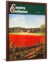 "Photographic Landscape," Country Gentleman Cover, August 1, 1945-R.A. Mawhinney-Framed Giclee Print