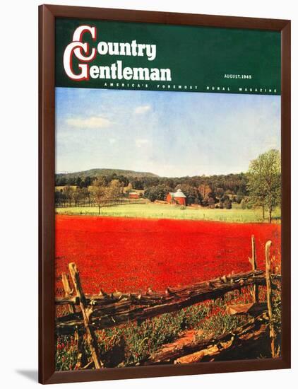 "Photographic Landscape," Country Gentleman Cover, August 1, 1945-R.A. Mawhinney-Framed Giclee Print