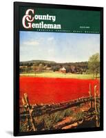 "Photographic Landscape," Country Gentleman Cover, August 1, 1945-R.A. Mawhinney-Framed Giclee Print