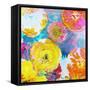 Photographic Layer Work Blossoms, Orange Fruits and Texture-Alaya Gadeh-Framed Stretched Canvas