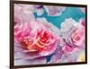 Photographic Layer Work from Blossoms in Water-Alaya Gadeh-Framed Photographic Print