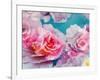 Photographic Layer Work from Blossoms in Water-Alaya Gadeh-Framed Photographic Print