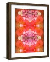 Photographic Layer Work from Flowers Symmetric Ornament-Alaya Gadeh-Framed Photographic Print