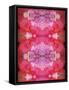 Photographic Layer Work from Flowers Symmetric Ornament-Alaya Gadeh-Framed Stretched Canvas