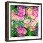 Photographic Layer Work from Orchids and Floral Ornaments-Alaya Gadeh-Framed Photographic Print