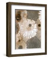 Photographic Layer Work from White and Brown Blossoms-Alaya Gadeh-Framed Photographic Print