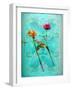 Photographic Layer Work of Two Flowers and Ornament from Flowers-Alaya Gadeh-Framed Photographic Print