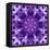 Photographic Mandala Ornament in Purple Tones-Alaya Gadeh-Framed Stretched Canvas