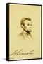 Photographic Portrait of Abraham Lincoln, 1864-Mathew Brady-Framed Stretched Canvas