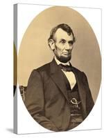 Photographic Portrait of Lincoln-null-Stretched Canvas