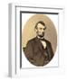 Photographic Portrait of Lincoln-null-Framed Art Print